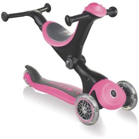 Globber Go-Up Deluxe Pink 3-in-1 skrejritenis 02